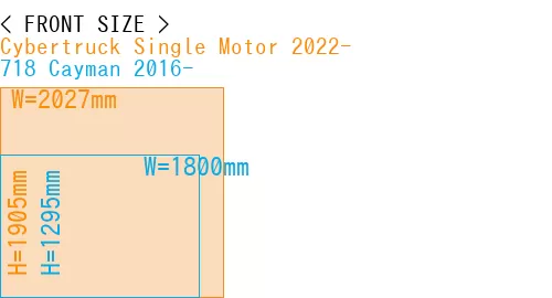 #Cybertruck Single Motor 2022- + 718 Cayman 2016-